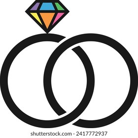 Ringlogo, Diamantring-Logo	

