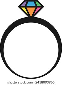 Ring logo, Diamond Ring Logo