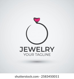 Ring logo icon design template