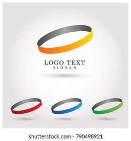 Ring Logo. Symbol & Icon Vector Template.