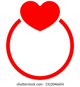 ring love heart jewel wedding marriage pearl 