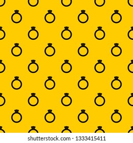 Ring pattern seamless vector repeat geometric yellow for any design