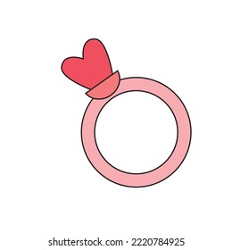 Ringrosa Vektorsymbol