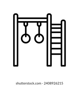 ring playground icon. vector line icon for your website, mobile, presentation, and logo design.