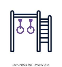 Ringspielplatz-Symbol. Vektorsymbol mit gemischten Symbolen für Ihre Website, Ihr Handy, Ihre Präsentation und Ihr Logo-Design.