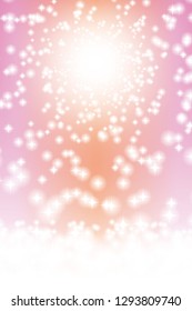 Ring of sparkling light, image of shining sun, star burst