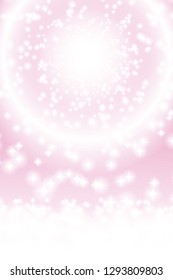 Ring of sparkling light, image of shining sun, star burst