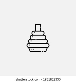 Ring toss icon sign vector,Symbol, logo illustration for web and mobile