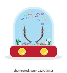 Ring toss water game icon. Portable Water Games - Handheld water game. Waterfuls Ring Toss Game. Element of toys icon for mobile concept and web apps. Vector , illustration