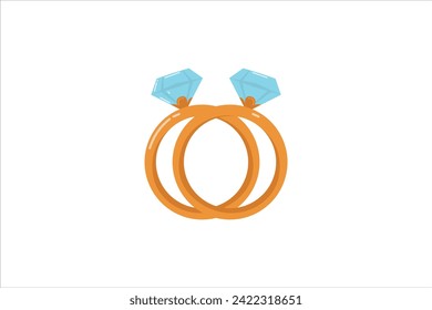 Ring Valentine Day Sticker Design