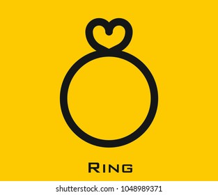 Ring vector icon