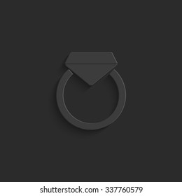 ring - vector icon