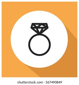Ring vector icon