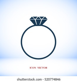 ring vector icon, vector best flat icon, EPS