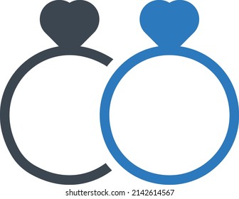 ring vector illustration isolated on a transparent background. glyph vector icons for concept or web graphics.
