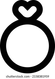 Ring Vector illustration on a transparent background.Premium quality symmbols.Stroke vector icon for concept and graphic design.