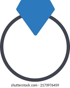 ring  Vector illustration on a transparent background. Premium quality symmbols. Glyphs vector icons for concept and graphic design. 
