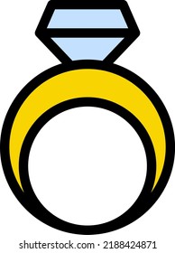 ring Vector illustration on a transparent background.Premium quality symmbols.Stroke vector icons for concept and graphic design.