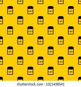 Ring in a velvet box pattern seamless vector repeat geometric yellow for any design