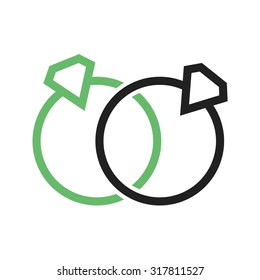 Ring, wedding, gold icon vector image.Can also be used for valentine, love, observances and holidays. Suitable for mobile apps, web apps and print media. 
