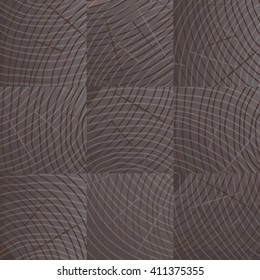 Ring of Wood. Vector Illustration Background.