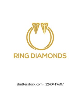 Ringdiamonds Logo Design Inspiration Stock Vector (Royalty Free ...