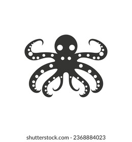 Ringed octopus Icon on White Background - Simple Vector Illustration