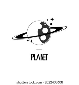 diseño vectorial de ilustraciones de planetas anilladas
