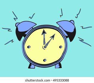 Ringing alarm clock
