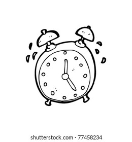 ringing alarm clock cartoon