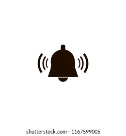 ringing bell icon. flat design