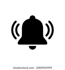 Ringing bell icon in generic design. Alert, alarm concept