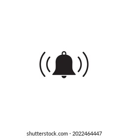 Ringing Bell Icon Isolated on White Background