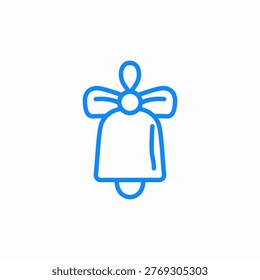 ringing bell icon sign vector