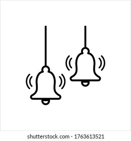 Icono de timbre, Icono de sonido de timbre Icono de vectores Ilustración de arte