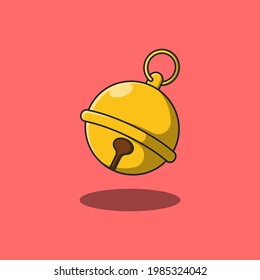ringing bell illustration design. Isolated object designs. Suitable for landing pages, stickers, icons, banners, book covers, etc