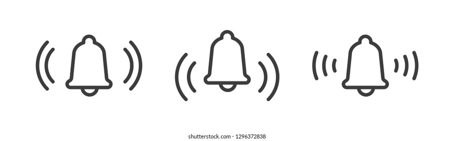Ringing bell, notification vector icon