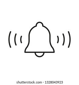 Ringing bell vector icon
