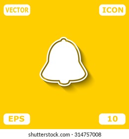 Ringing bell vector icon.