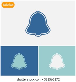 Ringing bell vector icon.