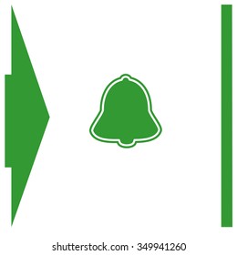 Ringing bell vector icon.
