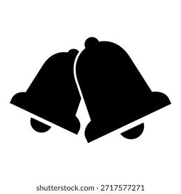 Campanas que suenan en Vector sobre fondo blanco
