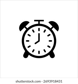 Klingelnde klassische Wecker Benachrichtigung geschlossen gefüllt Symbol.