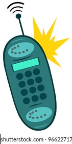 Ringing Mobile Phone. Jpeg version also available in gallery.