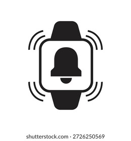 Glifo de alerta de notificación de timbre para smartwatch