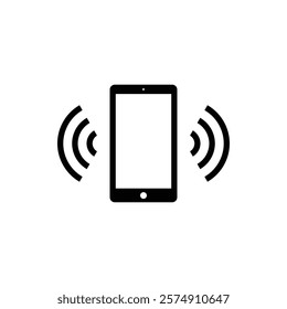 ringing phone icon vector design template