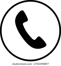 Conjunto de ícones simples de tocar o telefone. Smartphone tocando. Sinal de telefone. Vetor