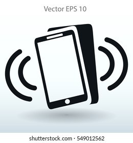 Ringing Phone Vector Icon