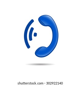 ringing phone vector symbol icon sign