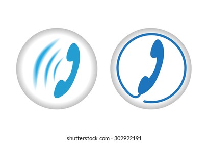 ringing phone vector symbol icon sign